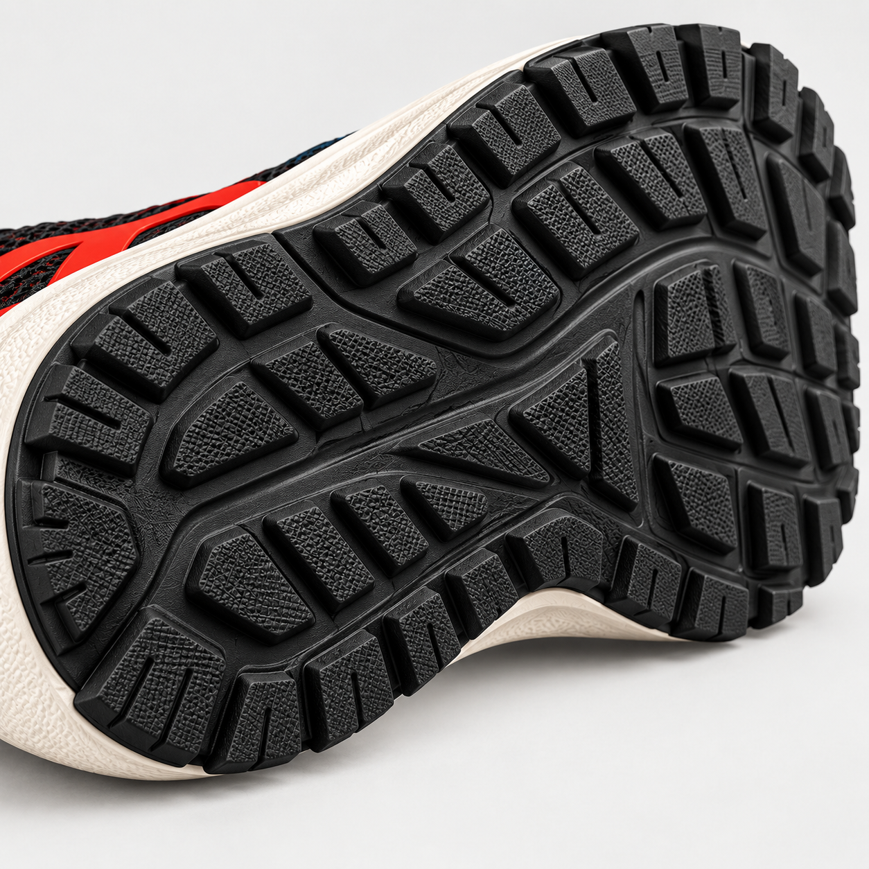 Close view of the REDADO Daily outsole tread.