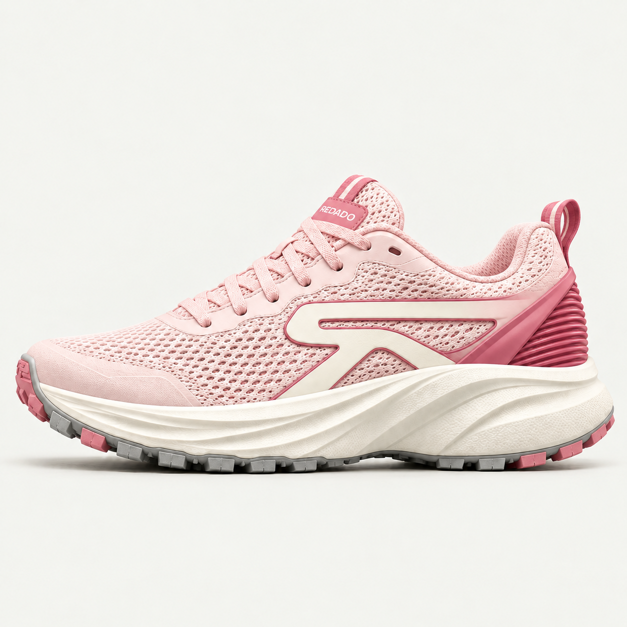 Illustrative side-profile Redado Nova 01 in Blush / Rose.