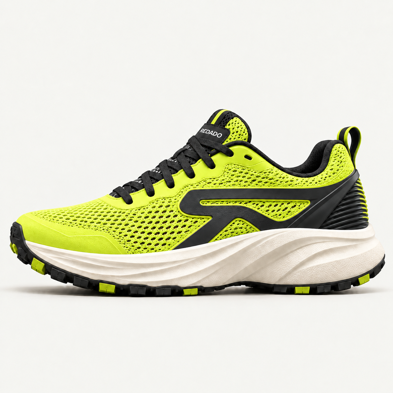 Illustrative side-profile Redado Speed 02 in Volt / Charcoal.
